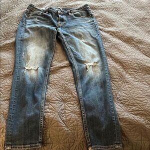 Vigoss Women's Distressed Blue Jeans